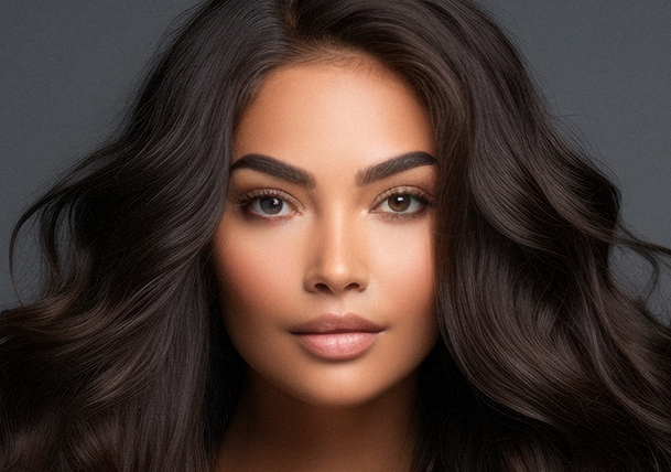 Portrait before face replacement